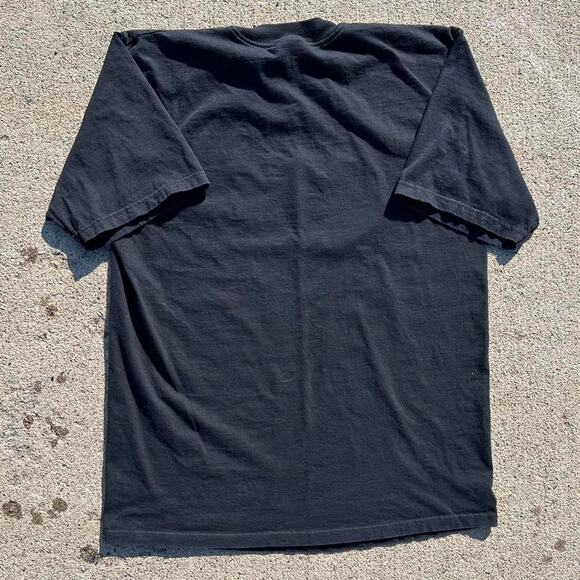 Vintage 90s Toby Keith Bar Tee Shirt Short Sleeve Black Men XL Music Guitar LOGO - Picture 3 of 4